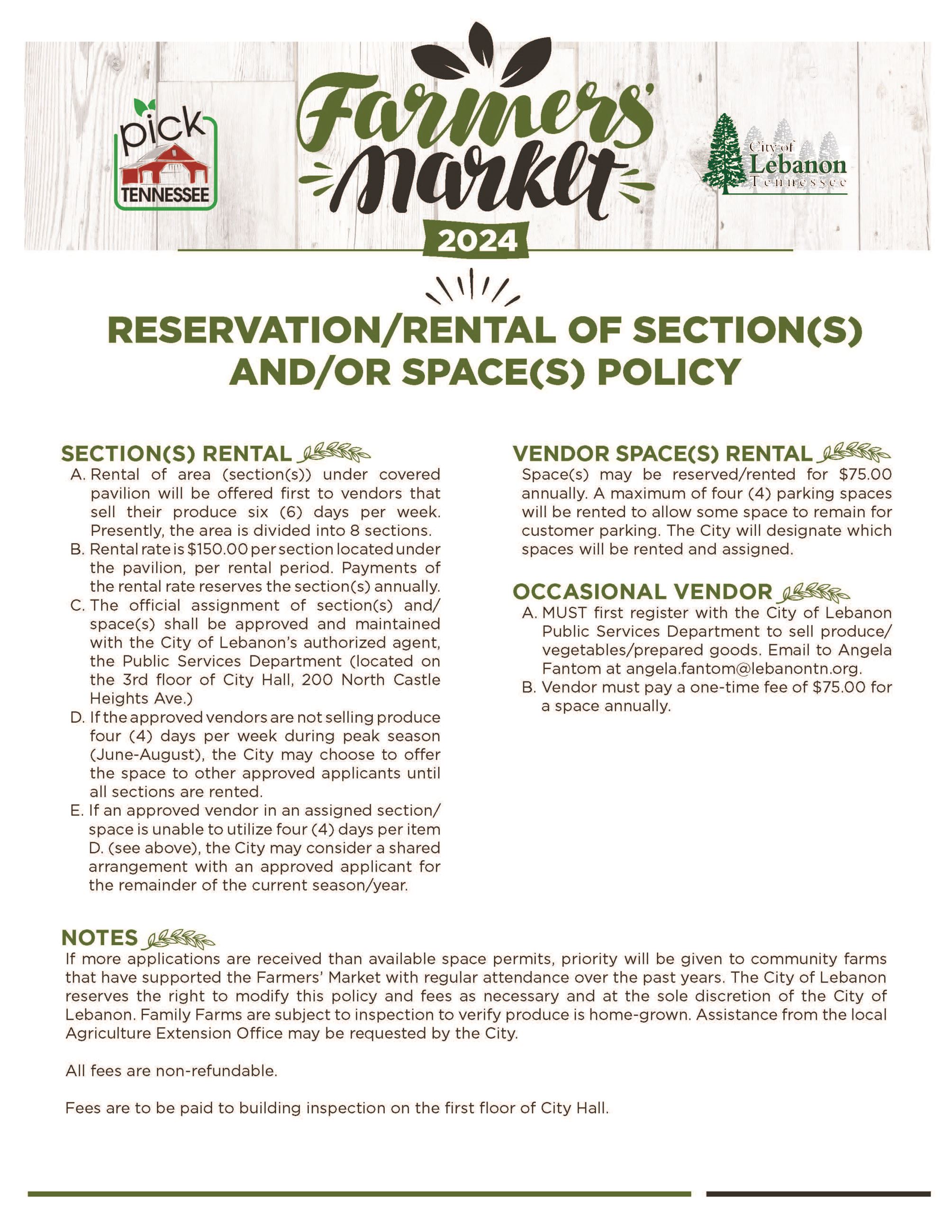 Farmers Market 2024 Packet 4