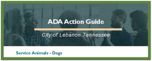 ADA Action Guide - Dogs Title Image