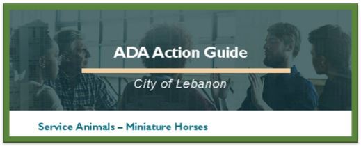 ADA Action Guide - Miniature Horses Title Image